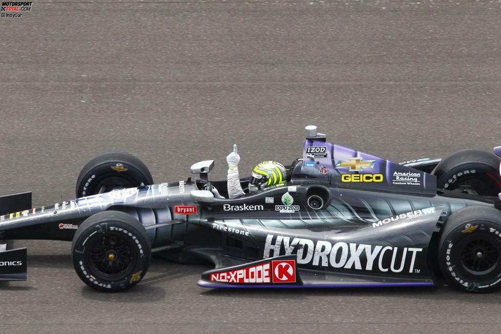 Tony Kanaan (KV) gewinnt im zwölften Anlauf sein erstes Indy 500