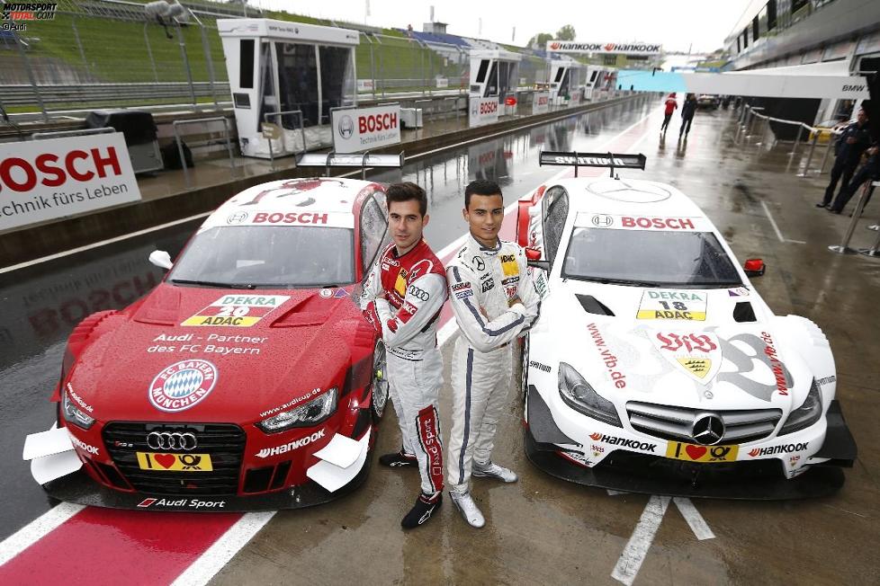 Miguel Molina (Phoenix-Audi) und Pascal Wehrlein (Mücke-Mercedes) 