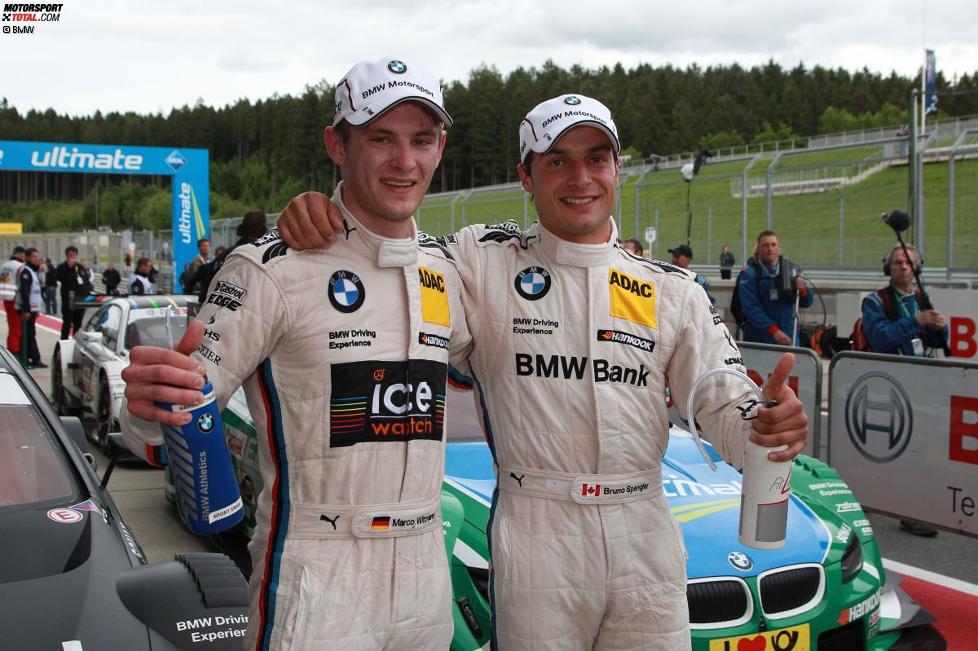 Marco Wittmann (MTEK-BMW) und Bruno Spengler (Schnitzer-BMW) 