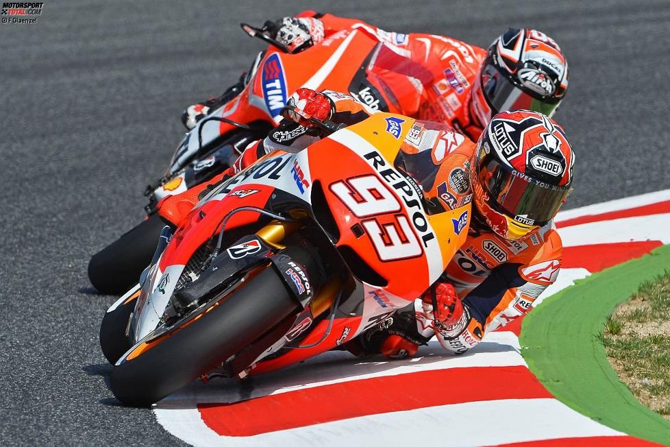 Marc Marquez vor Andrea Dovizioso 