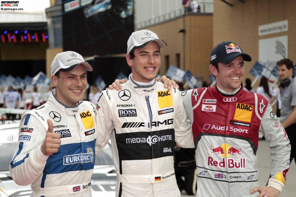 Gary Paffett, Christian Vietoris und Jamie Green (Abt-Audi-Sportsline) 