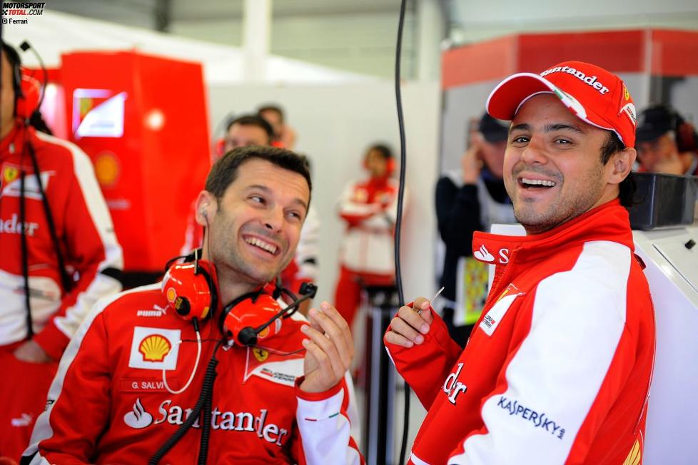 Giuliano Salvi und Felipe Massa (Ferrari)