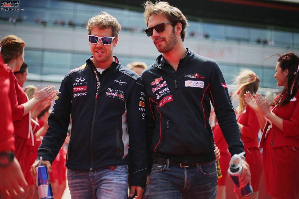 Sebastian Vettel (Red Bull) und Jean-Eric Vergne (Toro Rosso) 