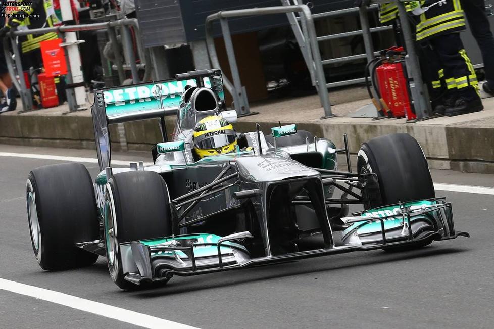 Nico Rosberg (Mercedes) amFreitag