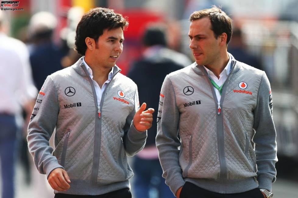 Sergio Perez und Gary Paffett (McLaren)