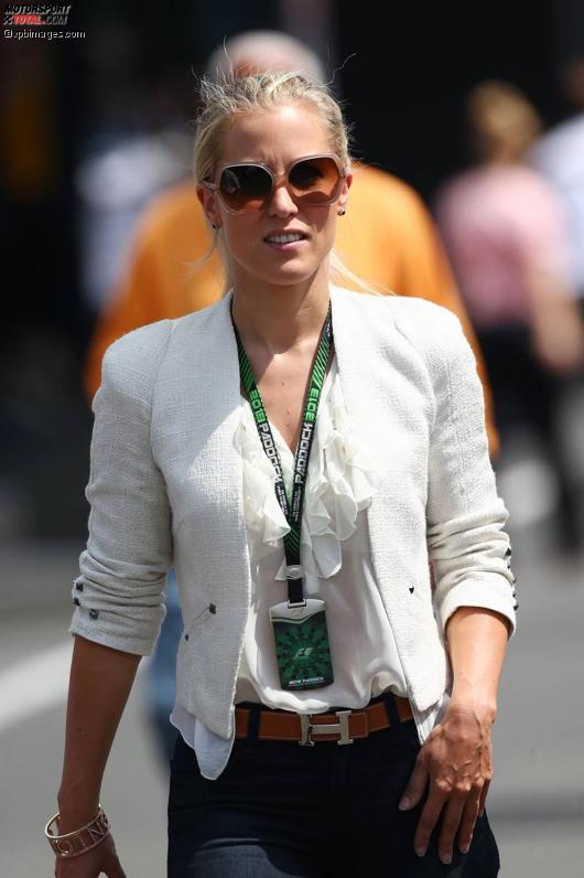 Jennifer Becks, Freundin von Adrian Sutil (Force India) 