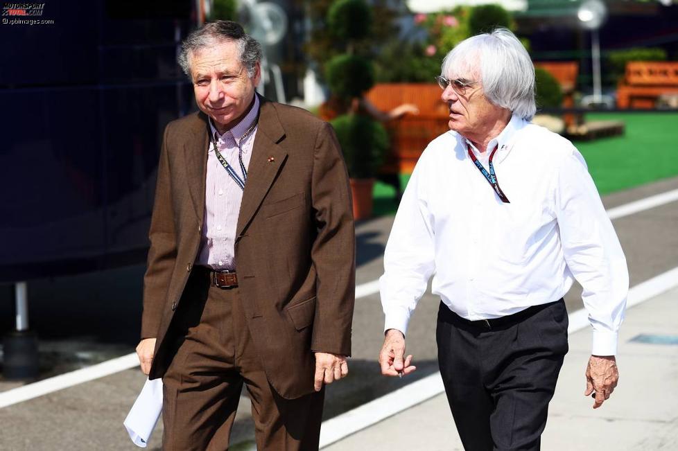 Jean Todt und Bernie Ecclestone 
