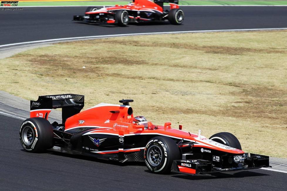 Jules Bianchi (Marussia) und Max Chilton (Marussia) 