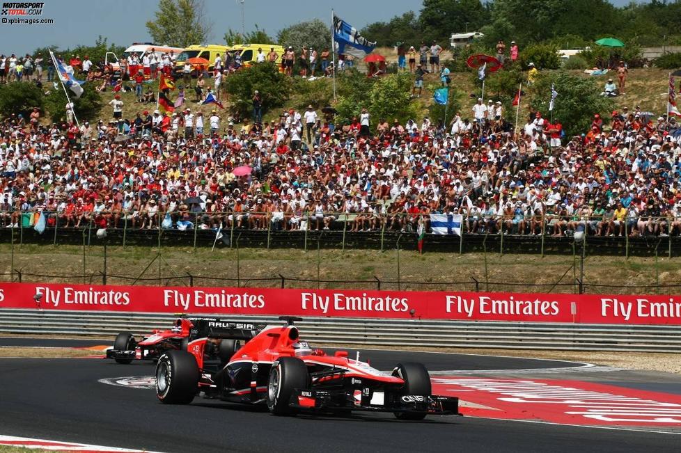 Jules Bianchi (Marussia) und Max Chilton (Marussia) 