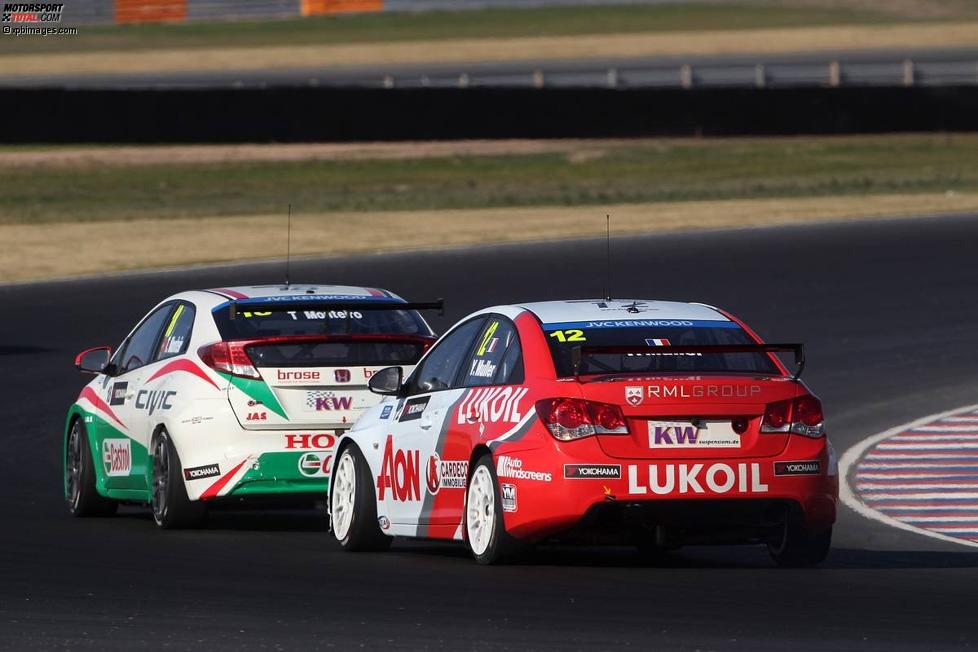Tiago Monteiro (Honda) und Yvan Muller (RML-Chevrolet) 