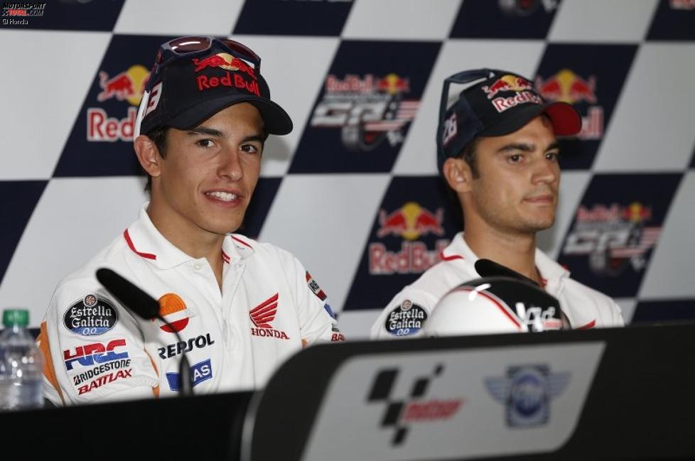 Marc Marquez und Daniel Pedrosa (Honda) 