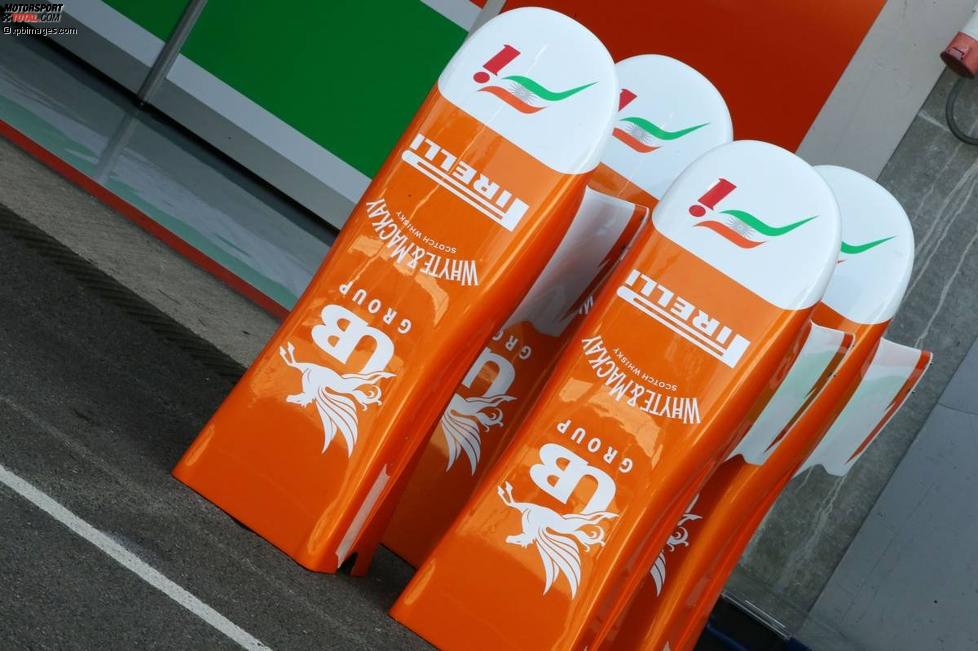 Force India hat Ersatznasen bereitgestellt