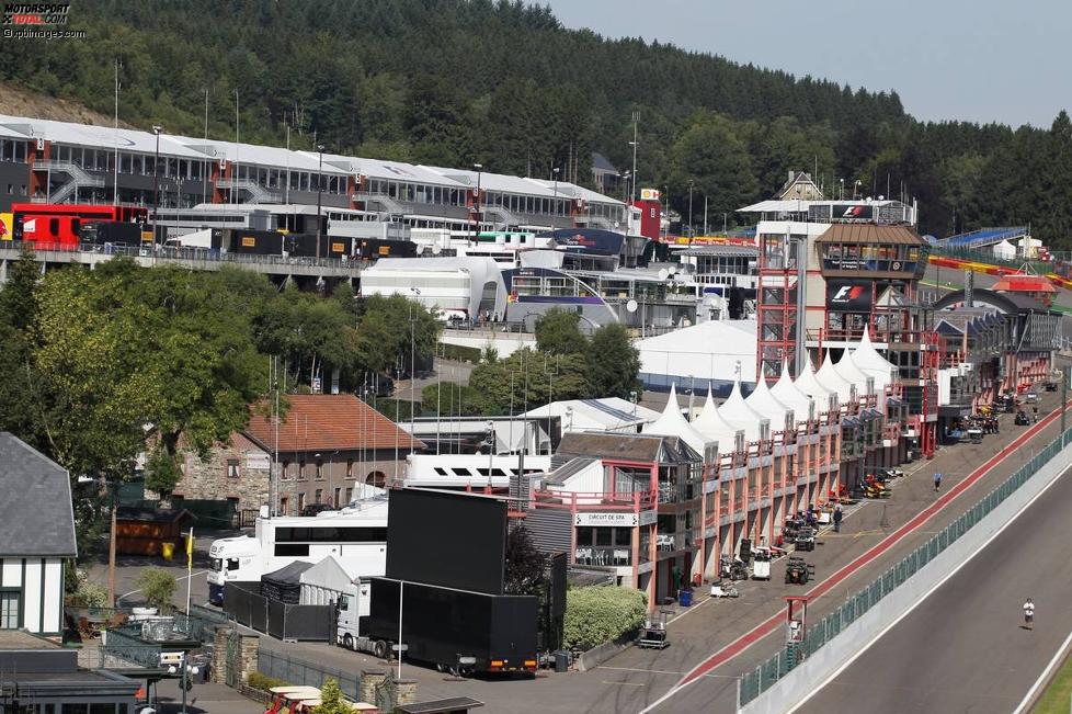 Alte Boxengasse in Spa-Francorchamps