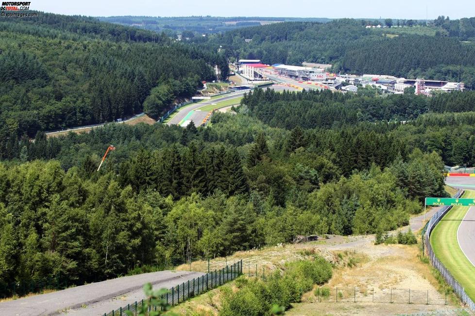 Strecke in Spa-Francorchamps