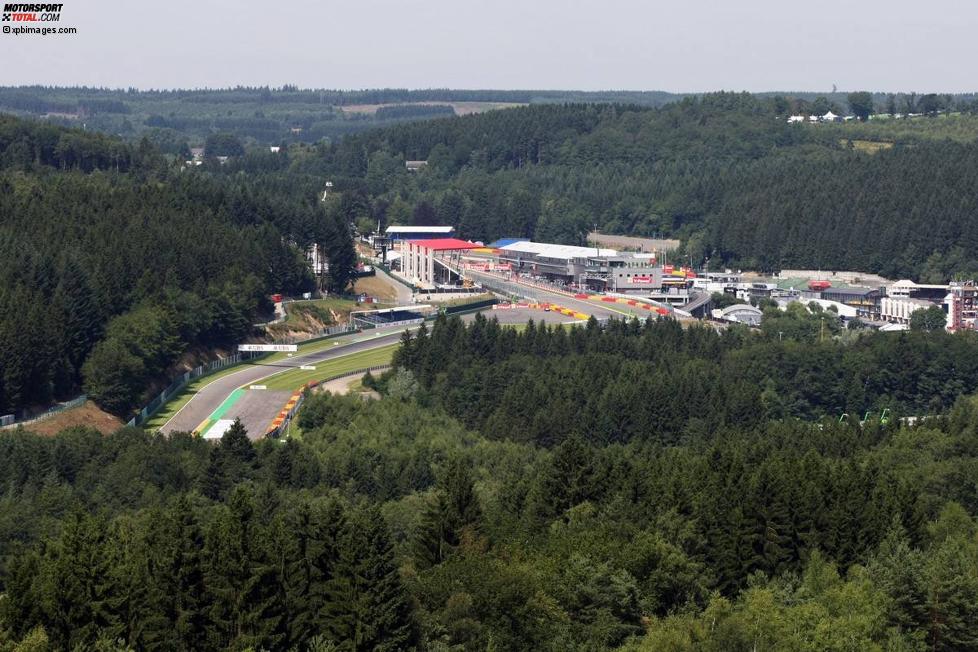 Strecke in Spa-Francorchamps