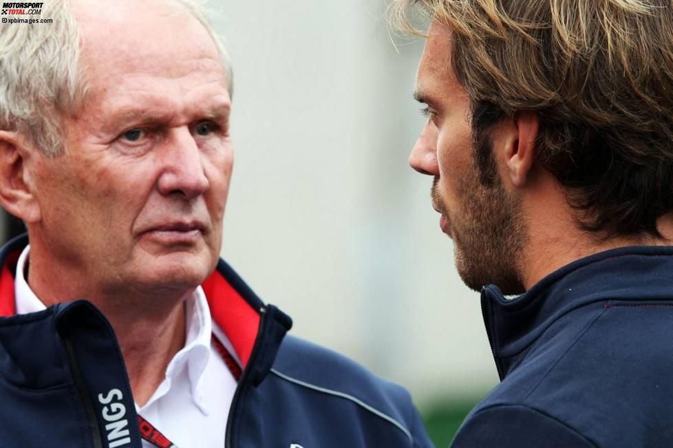 Helmut Marko und Jean-Eric Vergne (Toro Rosso) 