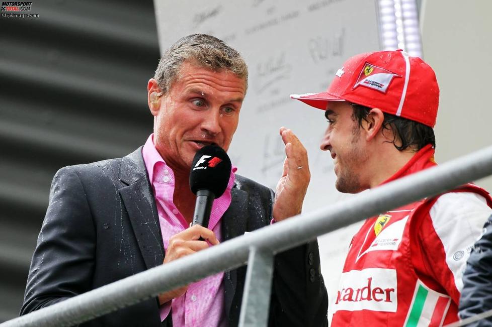 David Coulthard und Fernando Alonso (Ferrari) 