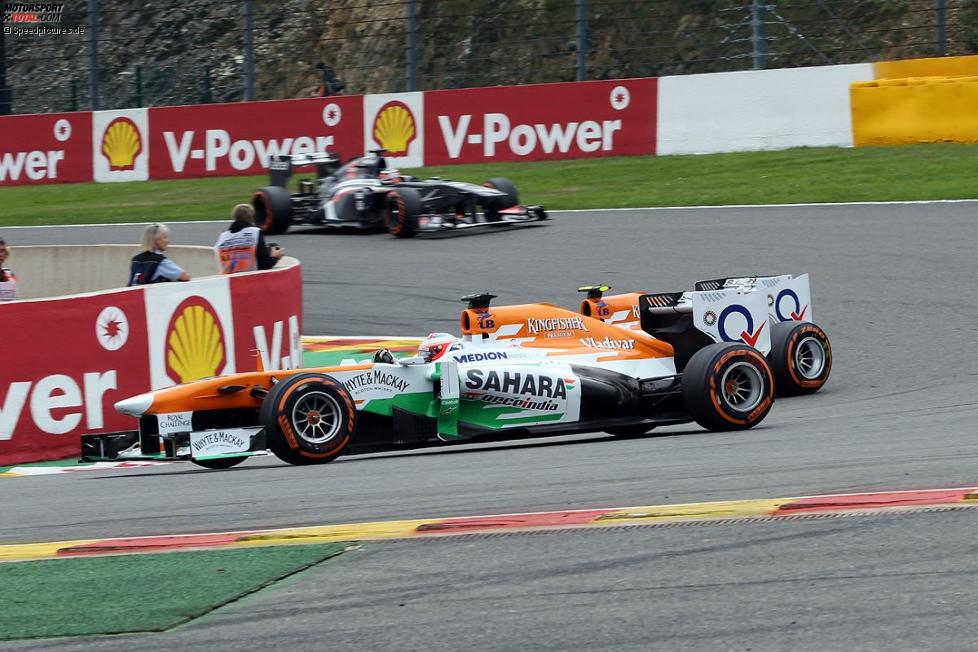 Paul di Resta und Adrian Sutil (Force India) 