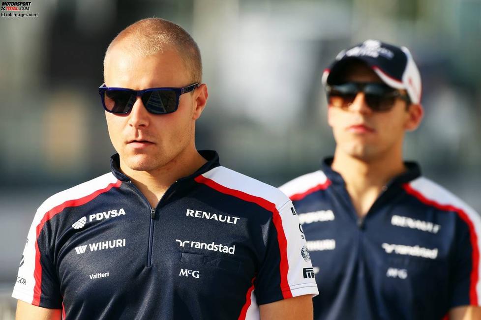 Valtteri Bottas (Williams) und Pastor Maldonado (Williams) 