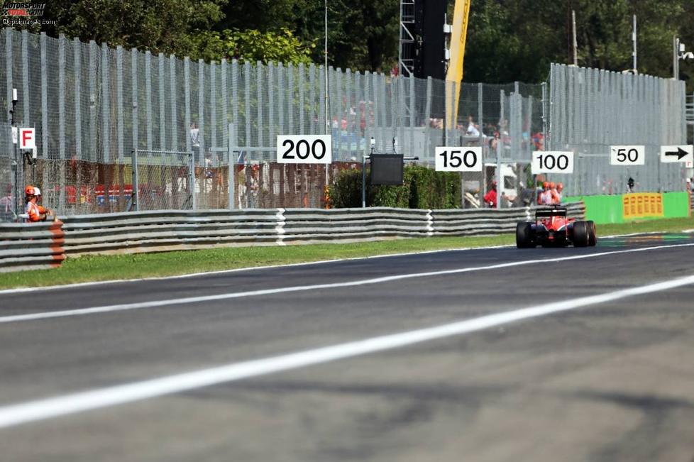 Rodolfo Gonzalez (Marussia) kam zu einem weiteren Freitagseinsatz