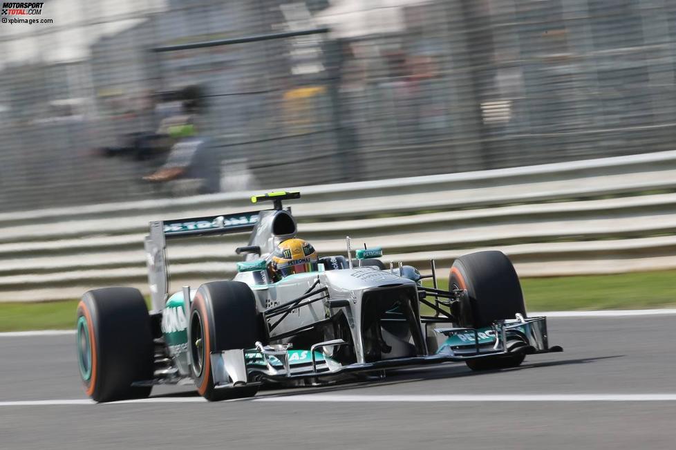 Lewis Hamilton (Mercedes) in Monza