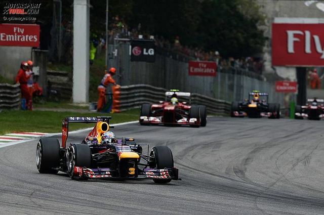 Vettel feiert mit dem Triumph in Monza seinen 32. Sieg - damit zieht er mit Alonso gleich