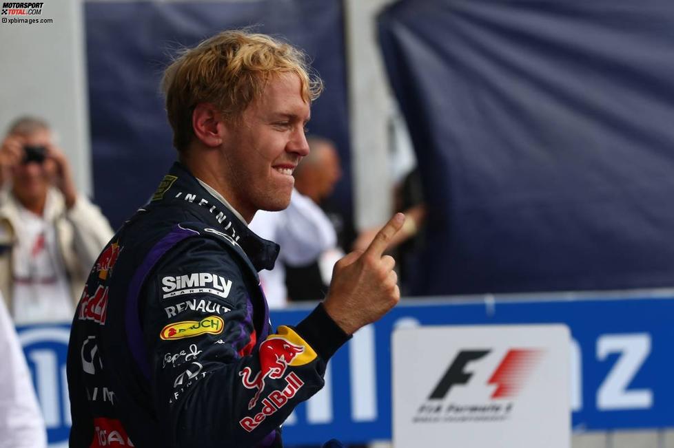 Sebastian Vettel (Red Bull) gewinnt erneut