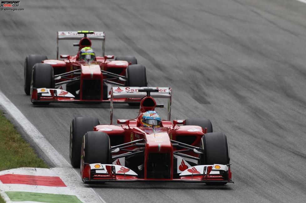Fernando Alonso (Ferrari) und Felipe Massa (Ferrari) 