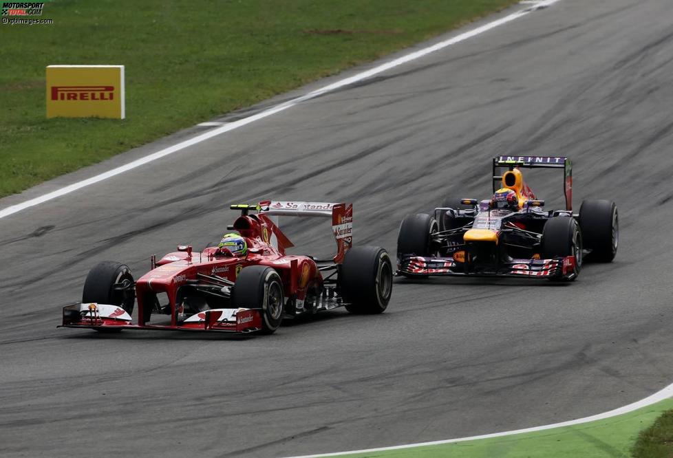 Felipe Massa (Ferrari) und Mark Webber (Red Bull) 