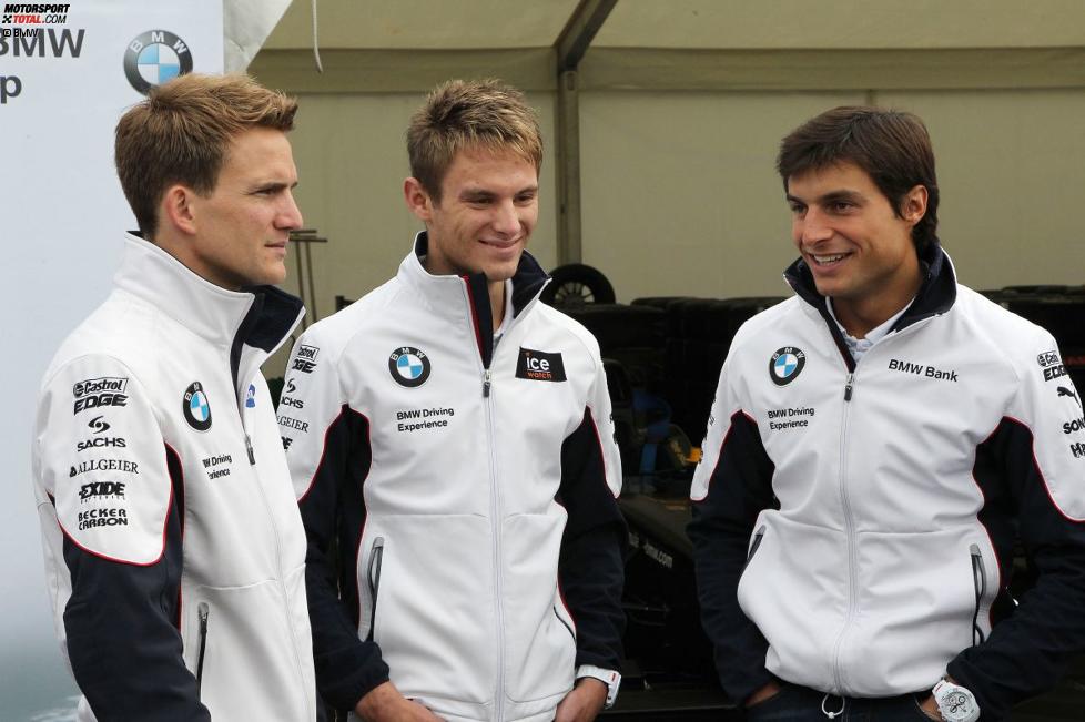 Dirk Werner (Schnitzer-BMW), Marco Wittmann (MTEK-BMW) und Bruno Spengler (Schnitzer-BMW) 