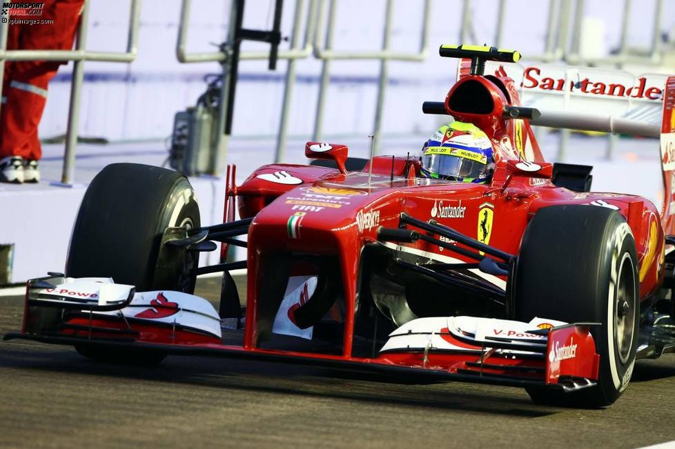 Felipe Massa (Ferrari) am Freitag in Singapur