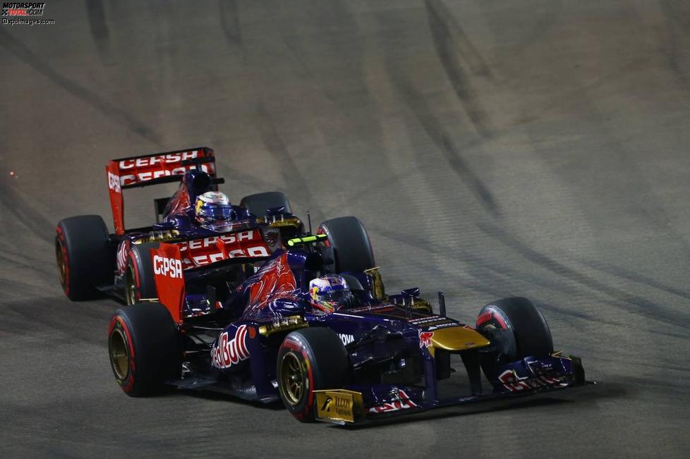 Daniel Ricciardo (Toro Rosso) und Jean-Eric Vergne (Toro Rosso) 