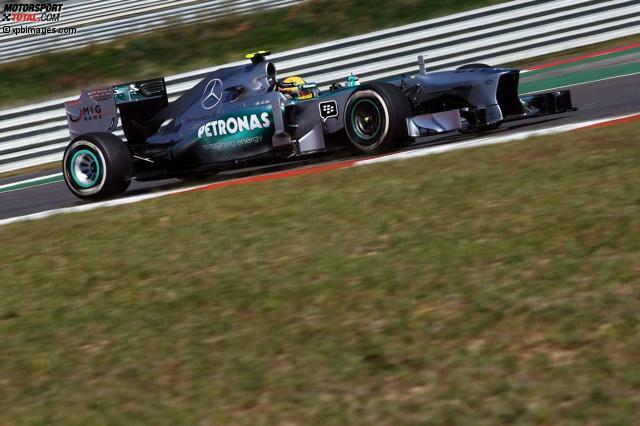 Lewis Hamilton war am Freitag in beiden Trainingseinheiten der Schnellste
