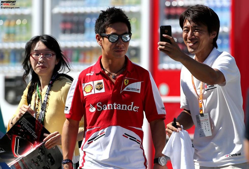 Local Hero: Kamui Kobayashi ist Ferrari-Testfahrer