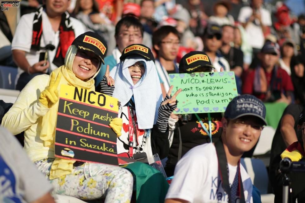 Fans von Nico Rosberg (Mercedes) 