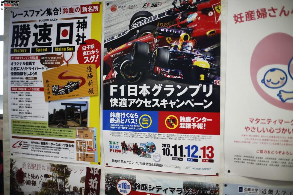 Formel-1-Mania überall in Japan