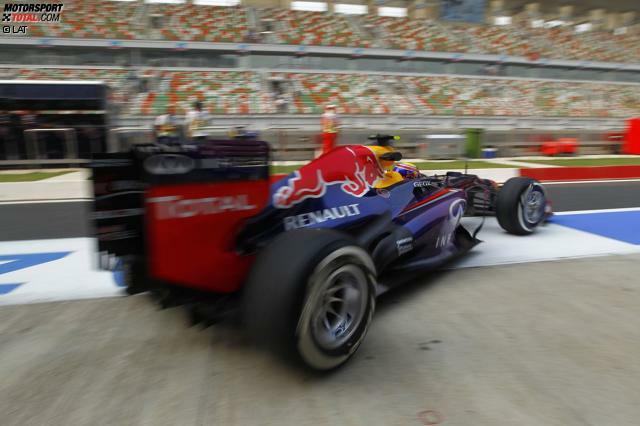 Platz zwei ging - wie schon am Vormittag - an Vettels Red-Bull-Teamkollege Mark Webber