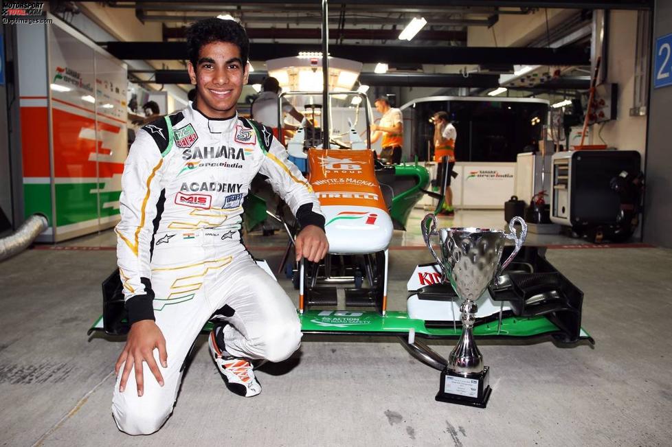 Jehan Daruvala, Nachwuchsfahrer von (Force India)