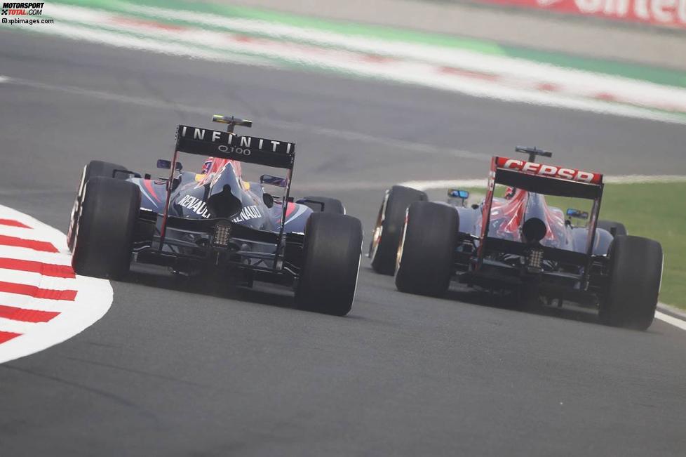 Mark Webber (Red Bull) und Jean-Eric Vergne (Toro Rosso) 