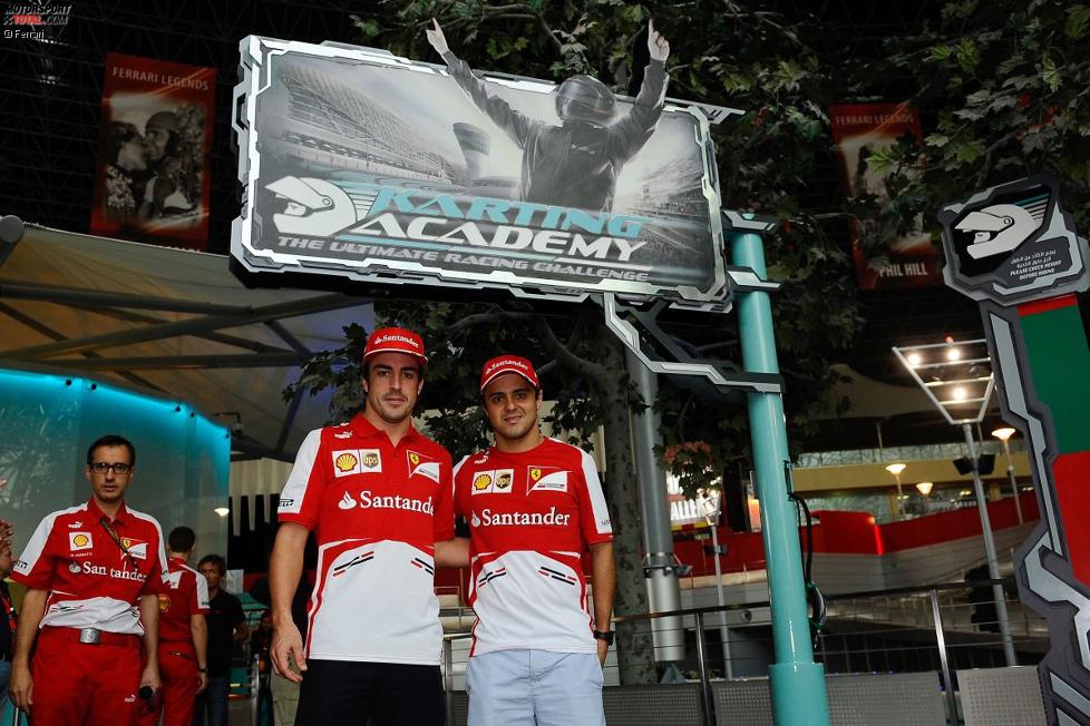 Felipe Massa und Fernando Alonso (Ferrari) 