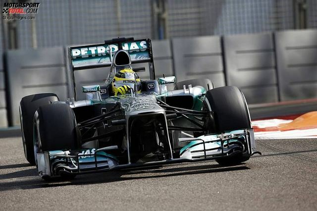 Nico Rosberg fuhr ein tadelloses Rennen in Abu Dhabi: Keine Fehler, die Reifen hielten durch, die Boxenstopps funktionierten wie geschmiert.