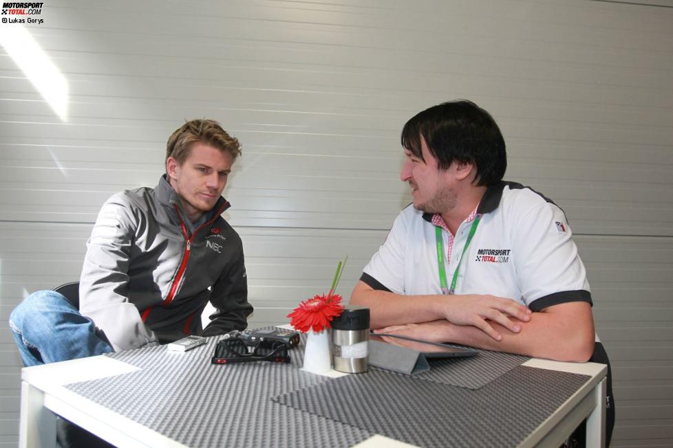 Nico Hülkenberg (Sauber) und Christian Nimmervoll (Motorsport-Total.com)