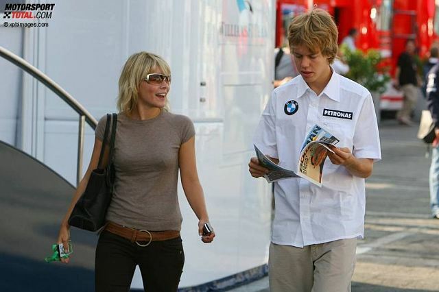 Hanna Sprater und Sebastian Vettel: Die beiden sind schon seit sieben Jahren ein Paar.