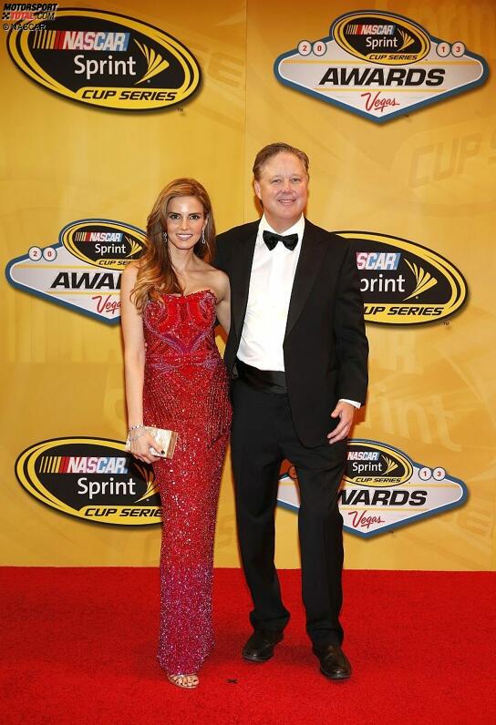 NASCAR-Chef Brian France mit Ehefrau Amy