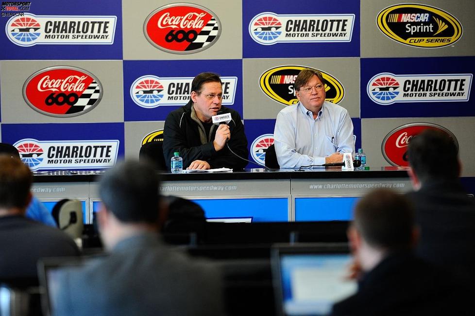 NASCAR-Tests in Charlotte: Die Medien werden informiert