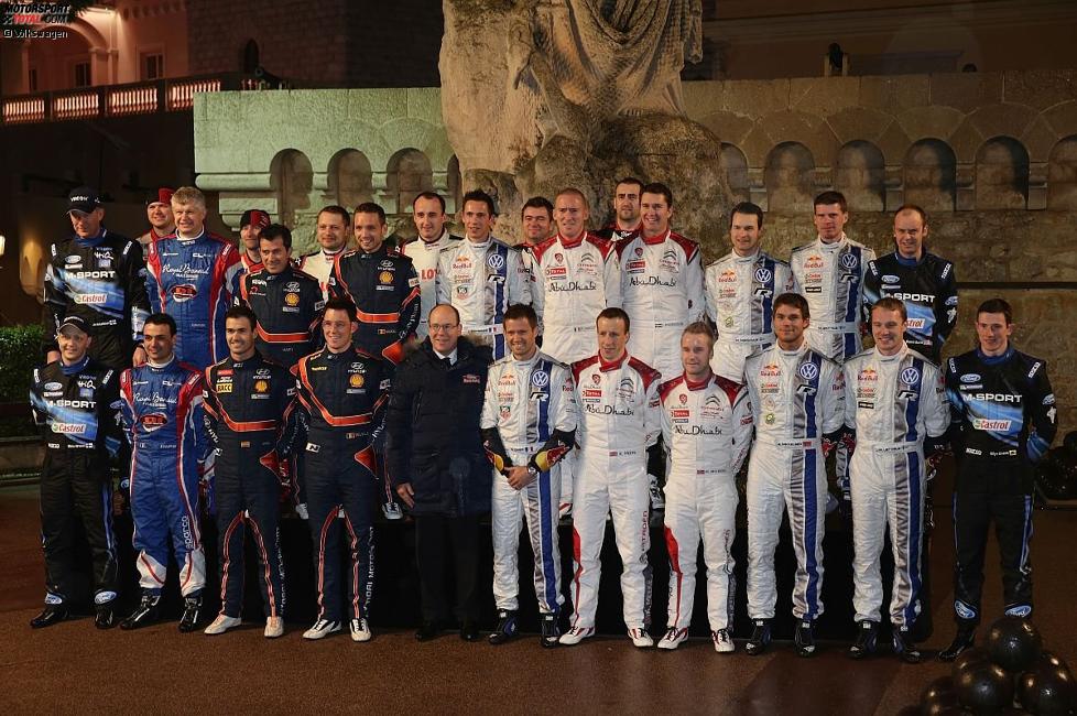 Das WRC-Klassenfoto 2014