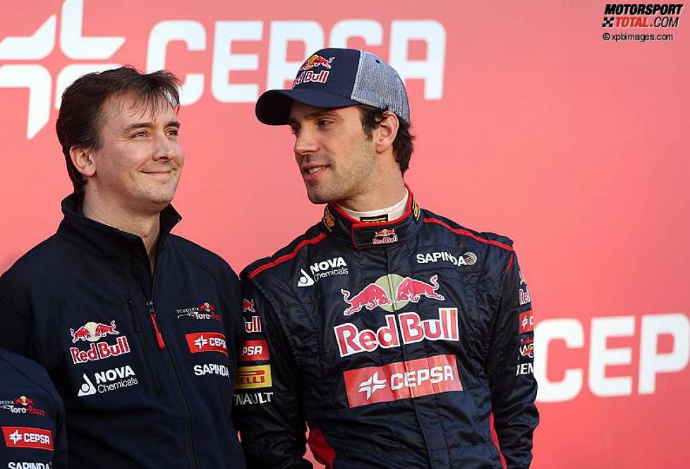 James Key und Jean-Eric Vergne (Toro Rosso) 
