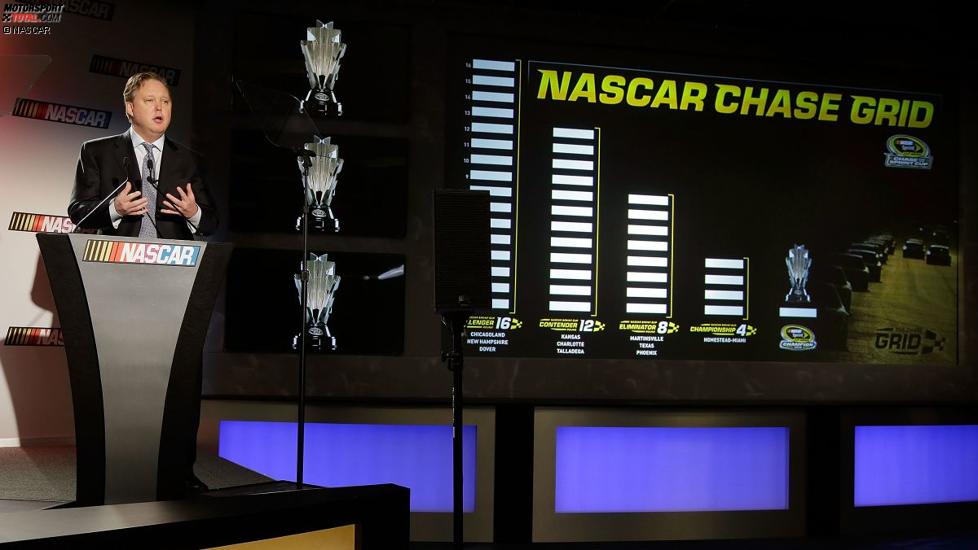 NASCAR-Chef Brian France erklärt den neuen Chase inklusive Grafik