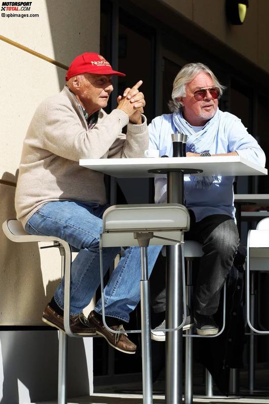 Niki Lauda und Keke Rosberg