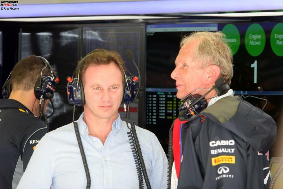 Christian Horner und Helmut Marko (Red Bull) 